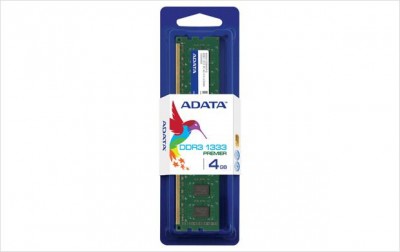 Memoria RAM para PC ADATA PC10600, 4 GB, DDR3, 1333 MHz, PC/server, 240-pin DIMM